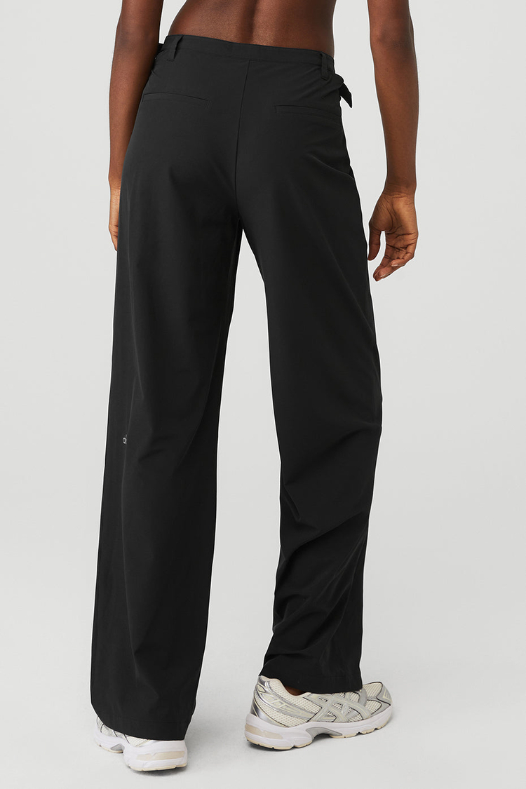 Mid-Rise Showdown Trouser - Black