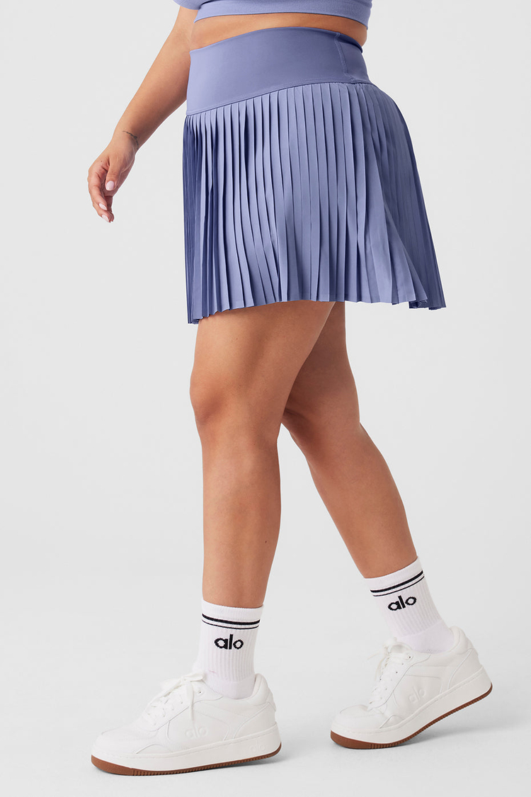 Grand Slam Tennis Skirt - Lilac Blue